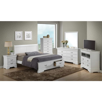 Upholstered Panel Sleigh Bed Design