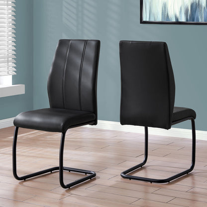 Dining Chair, Side, Upholstered For Dining Room, Contemporary &amp; Modern (Set of 2)