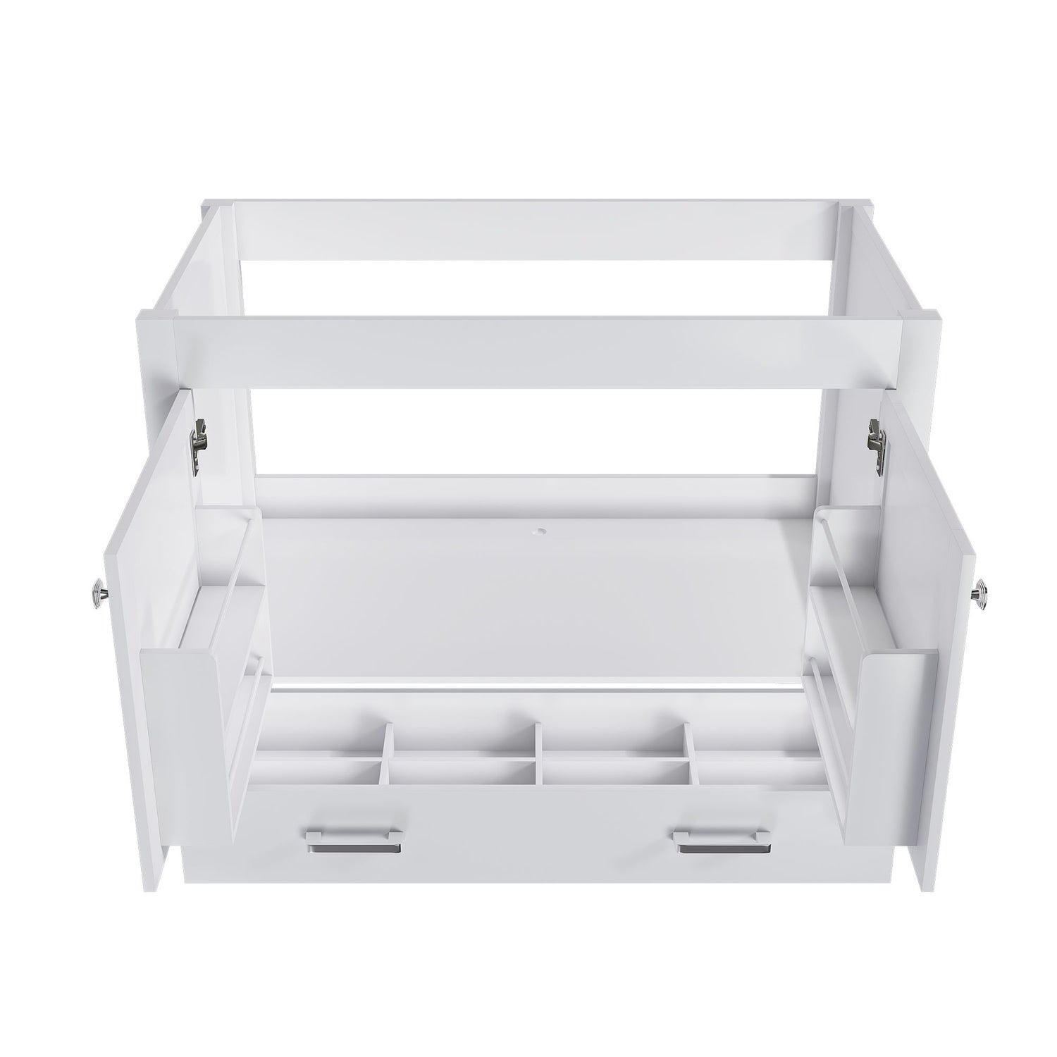 42&quot; Bathroom Vanity Base With Doors And Drawer - White