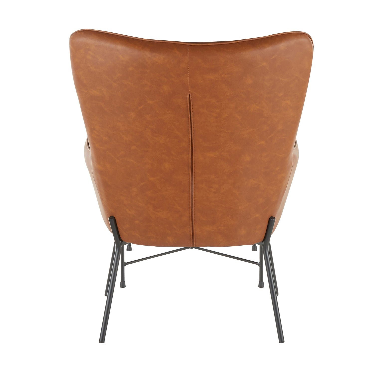 Izzy - Industrial Lounge Chair &amp; Ottoman Set