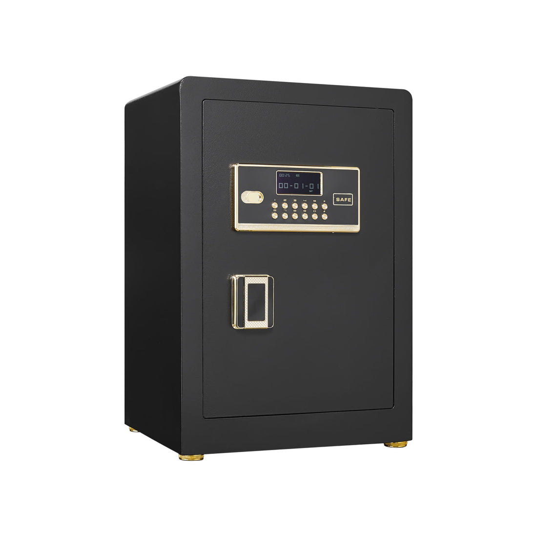Security Electronic Home Safe With Digital Lock, Removable Shelf, Mute Function, Interior For Documents, Cash, Jewelry