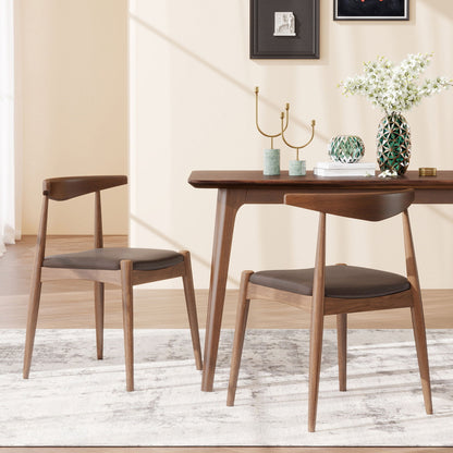 Dining Chairs With Ergonomic Backrest (Set of 2)