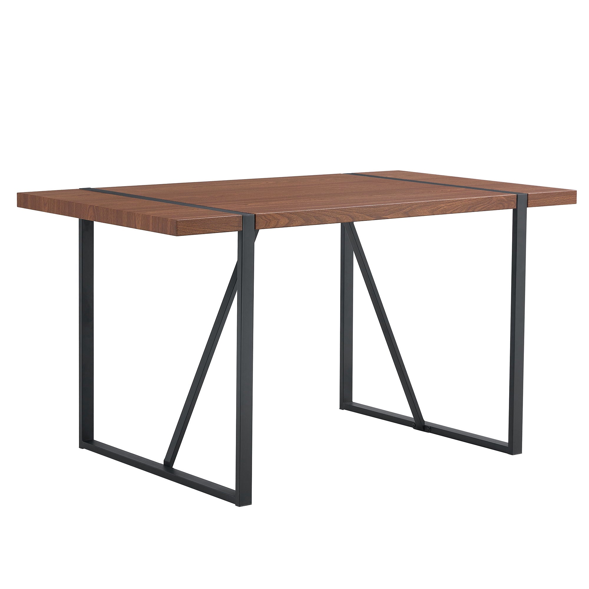 Industrial Rectangular Dining Table For 4 - 6 People