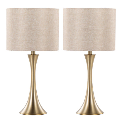 Lenuxe - Contemporary &amp; Modern Design Table Lamp (Set of 2)