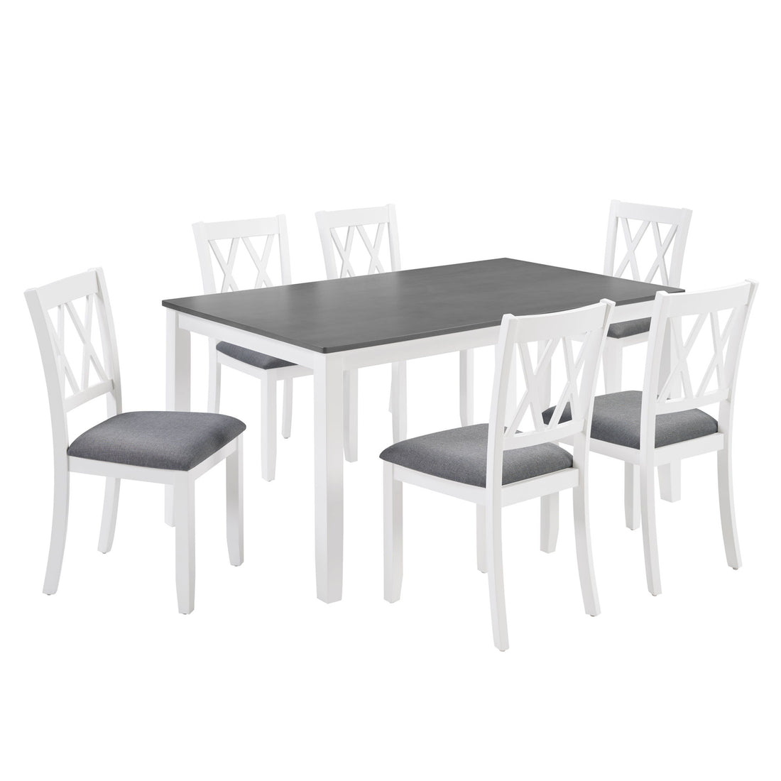 Modern Dining Set With Upholstered Chairs