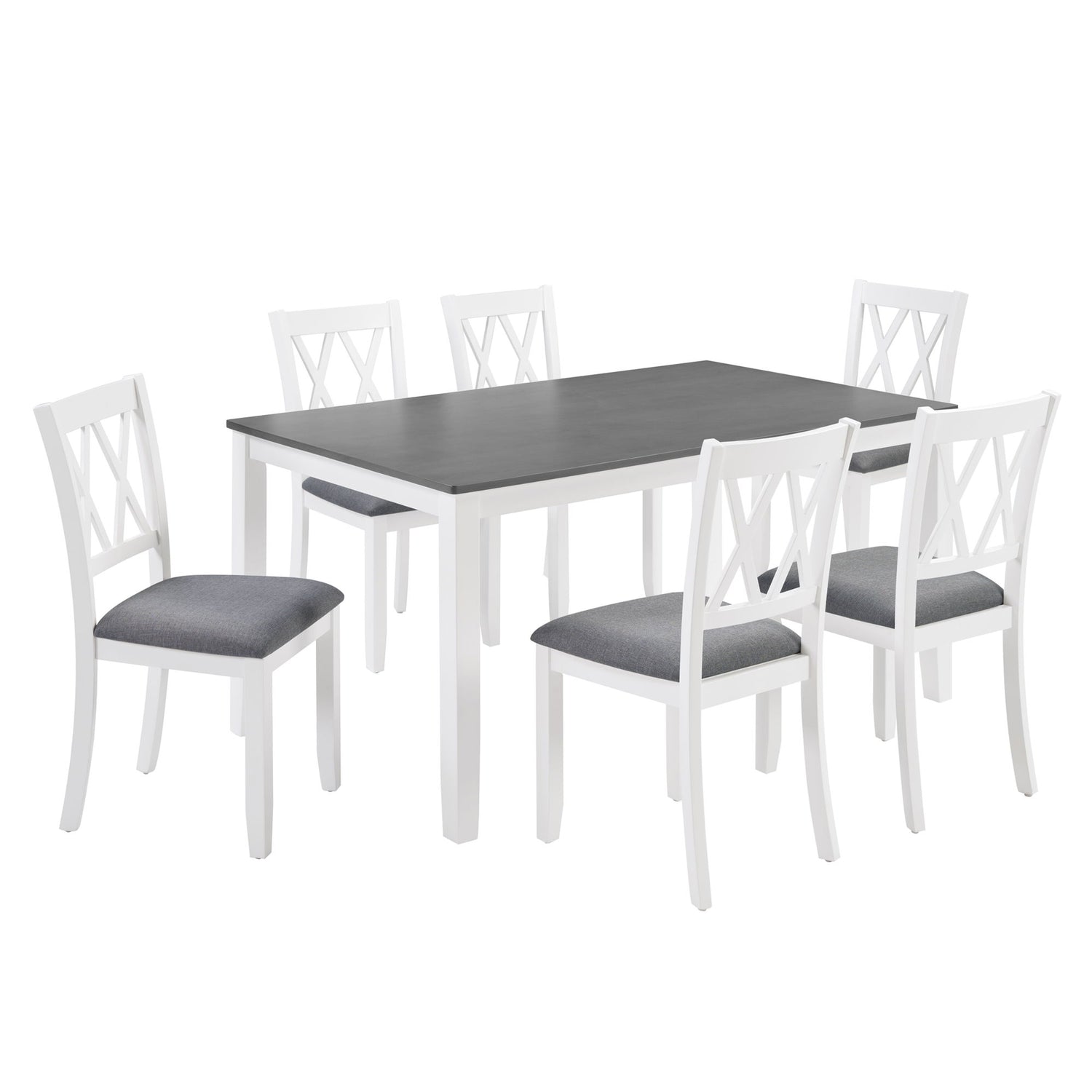 Modern Dining Set With Upholstered Chairs