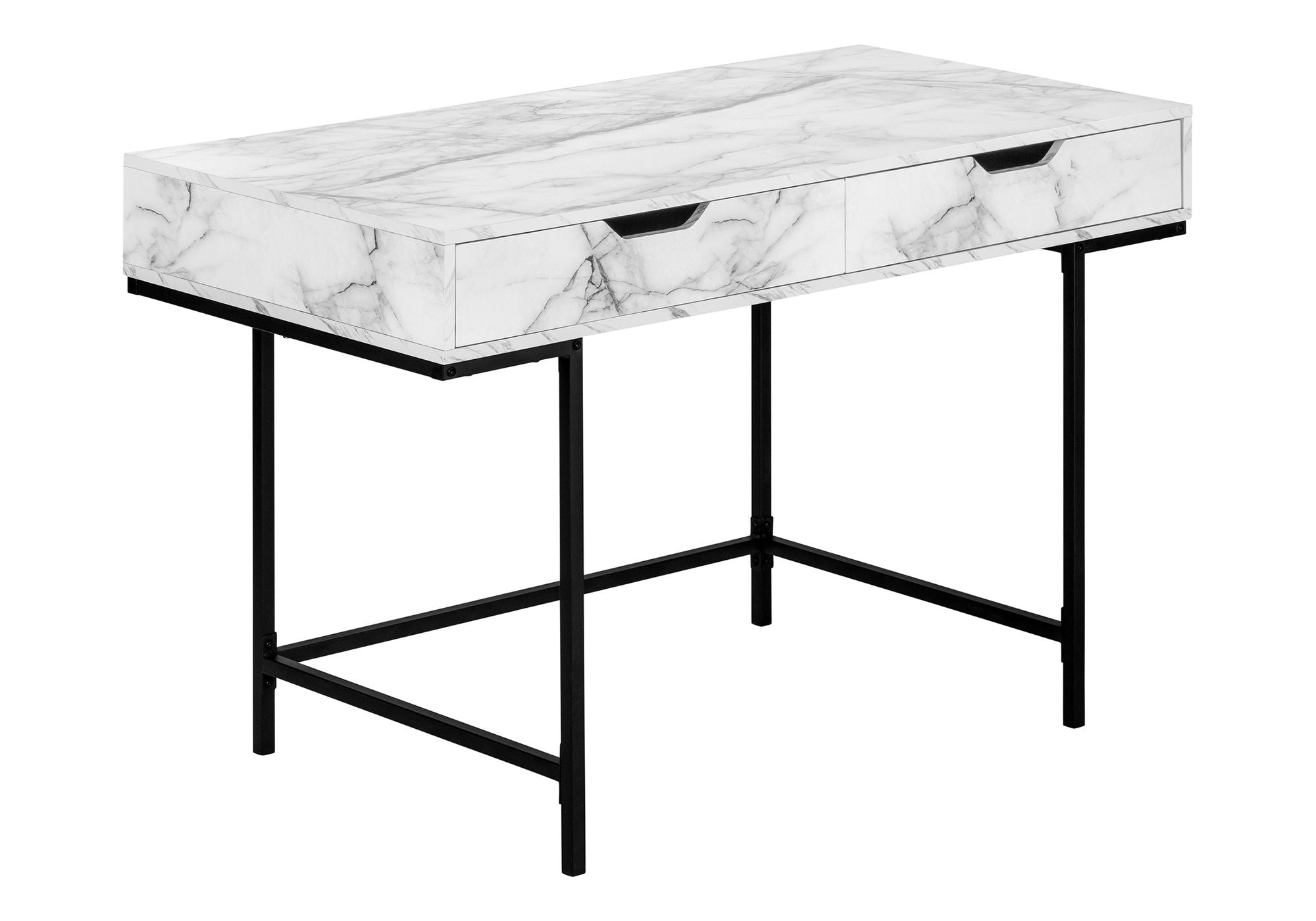 Computer Desk For Home Office, Laptop, Storage Drawers, Contemporary &amp; Modern