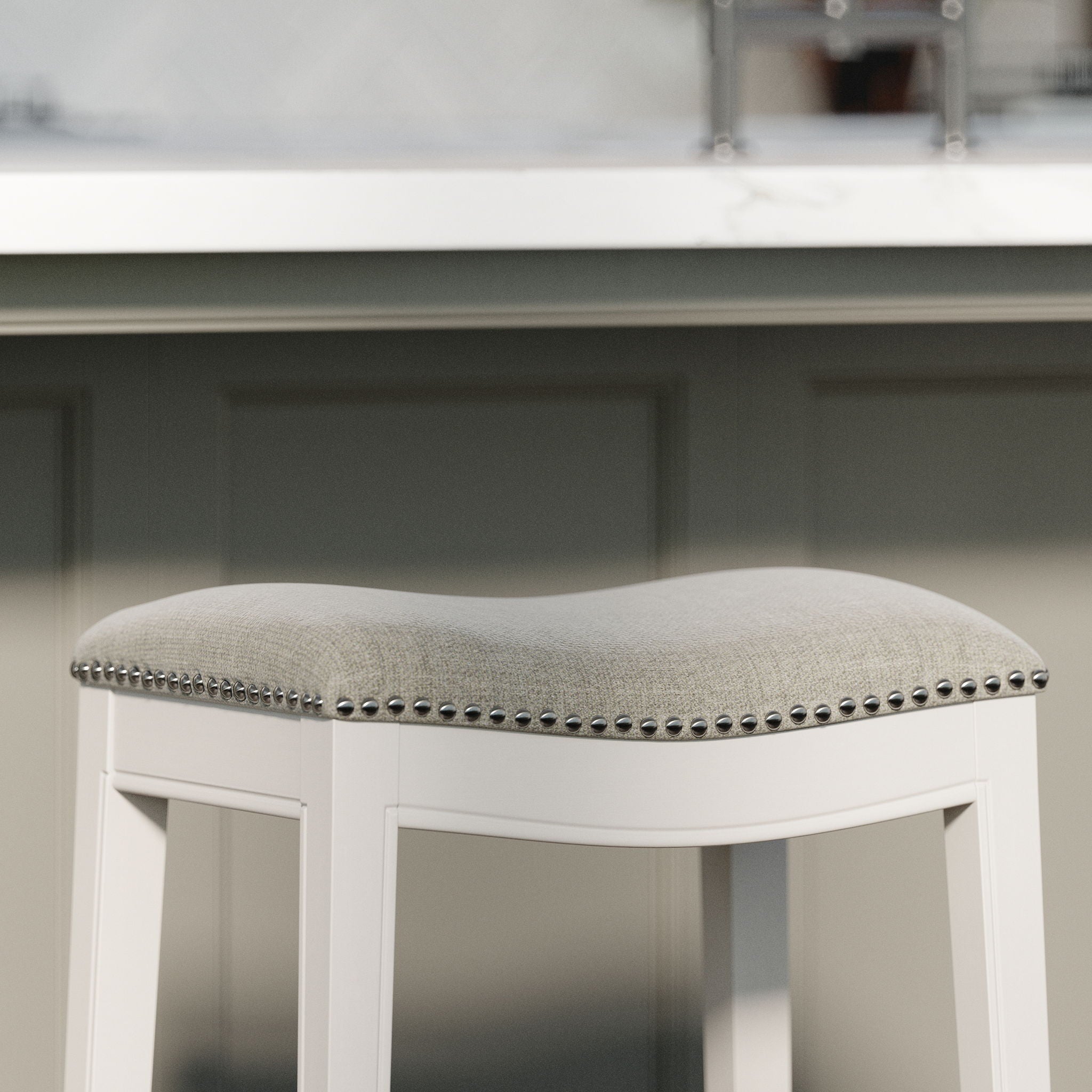Modern Stool &amp; Nail Head Detailing