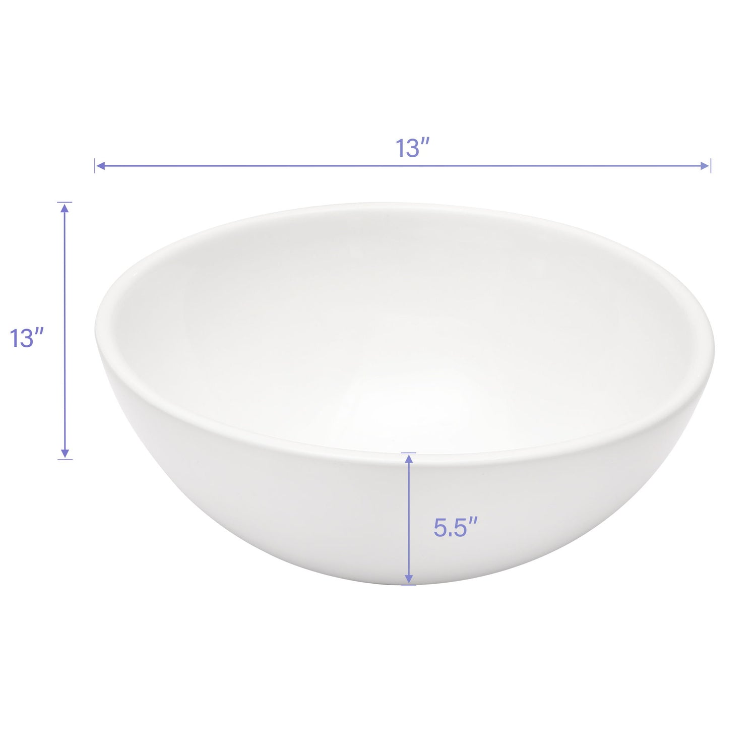 Modern Ceramic Circular Vessel Bathroom Sink