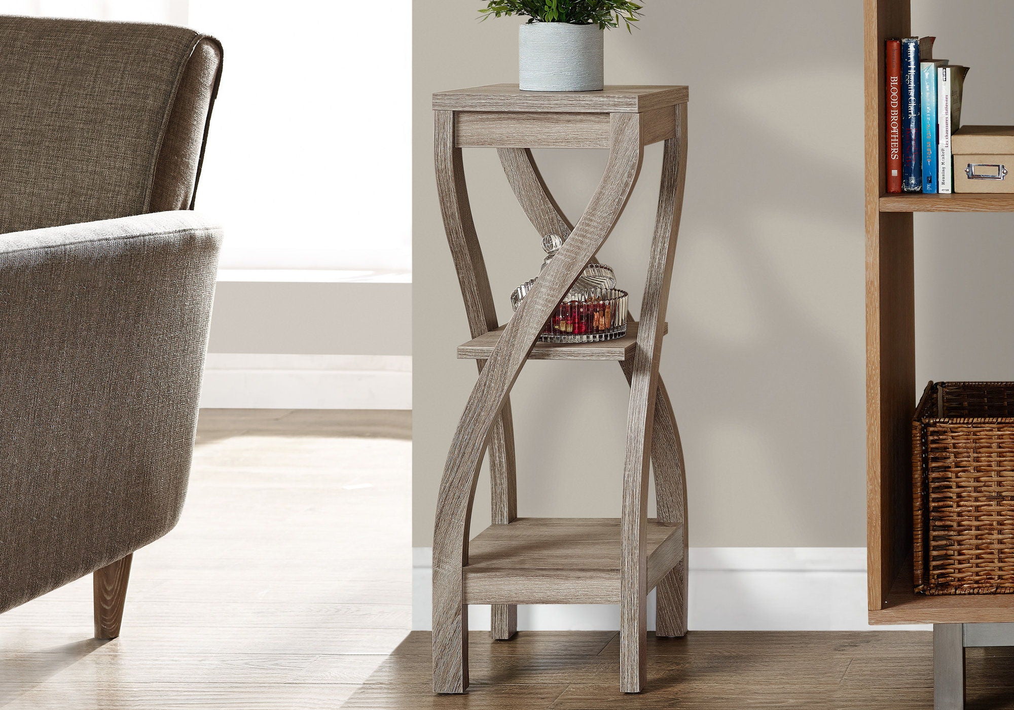 Accent Table Versatile Usage, Square, Contemporary &amp; Modern