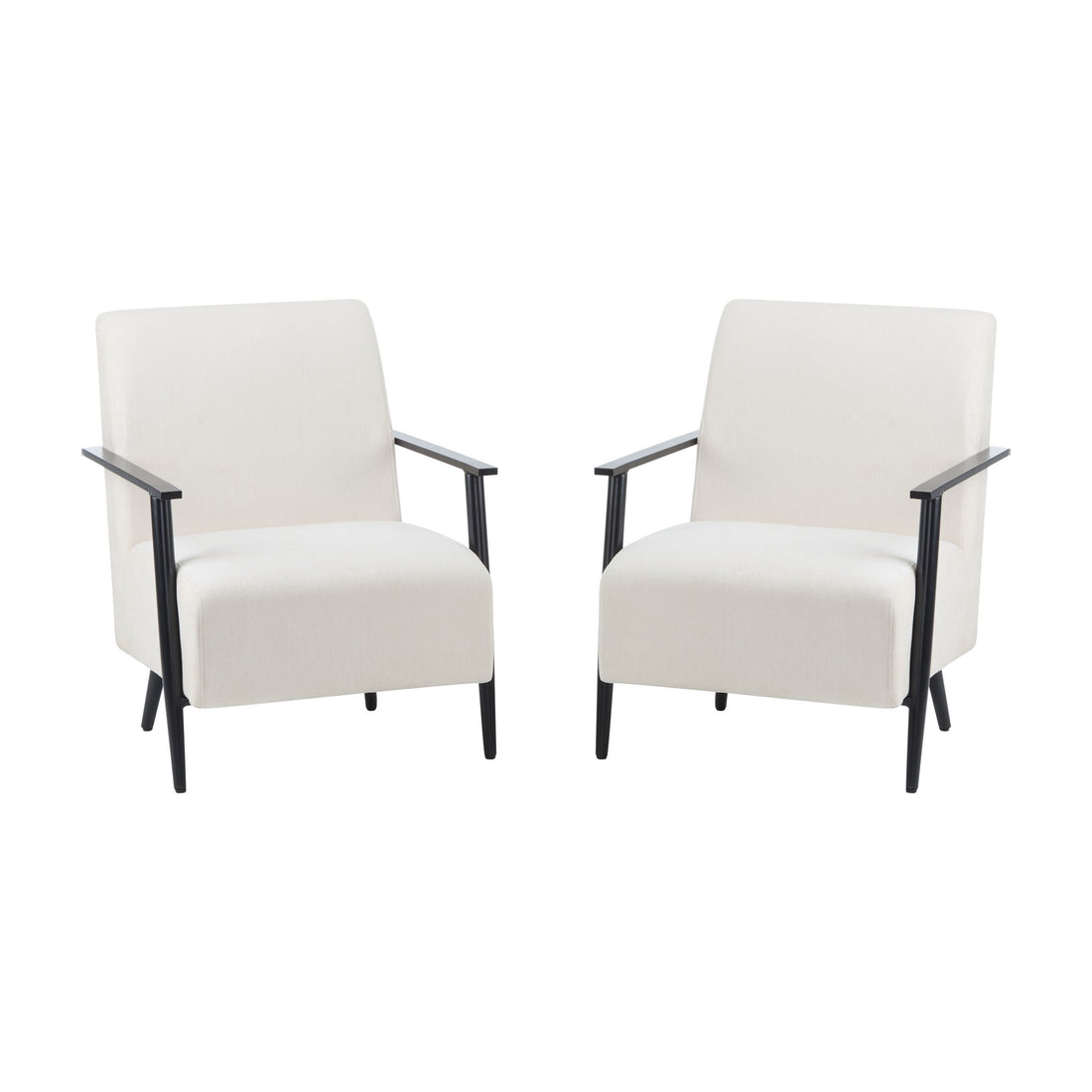 Modern Lounge Chair With Polyester Upholstery