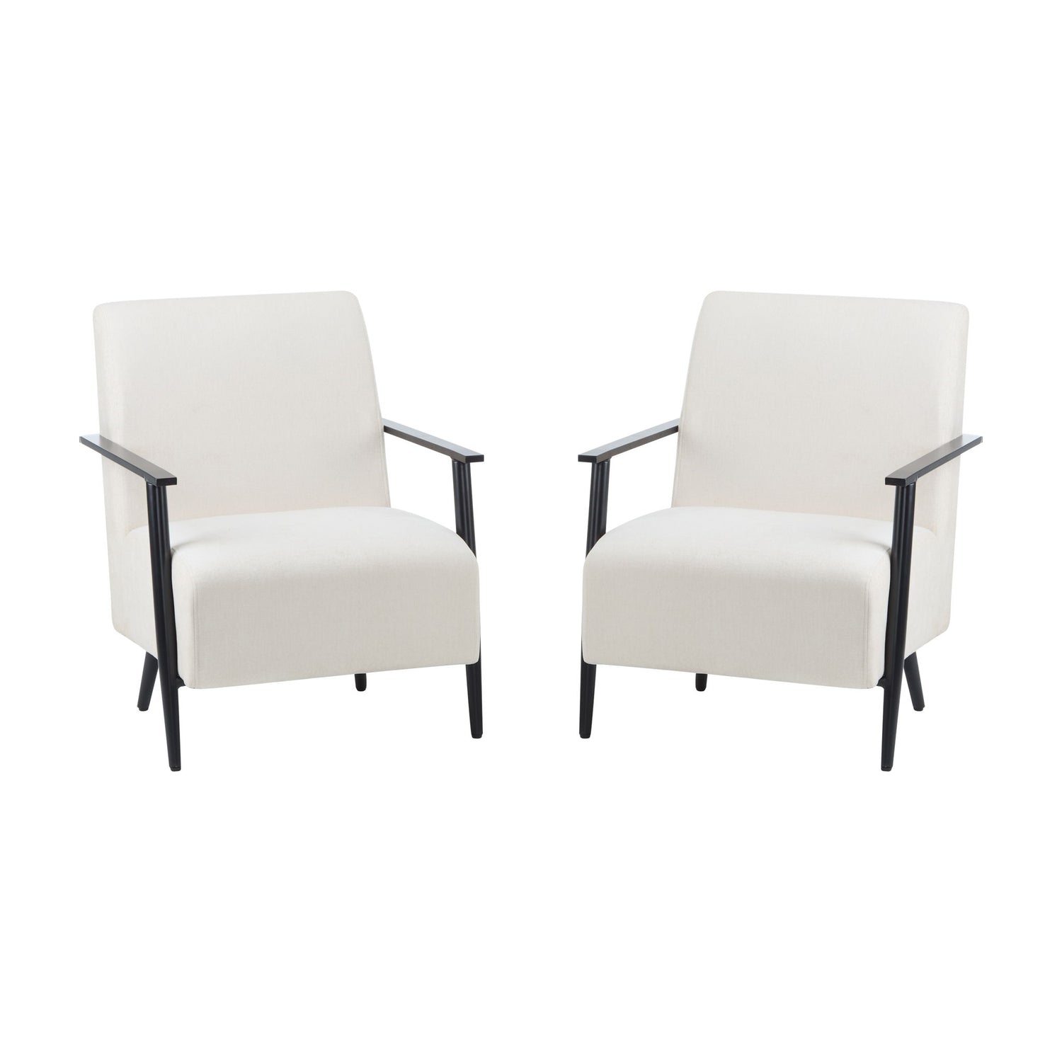 Modern Lounge Chair With Polyester Upholstery