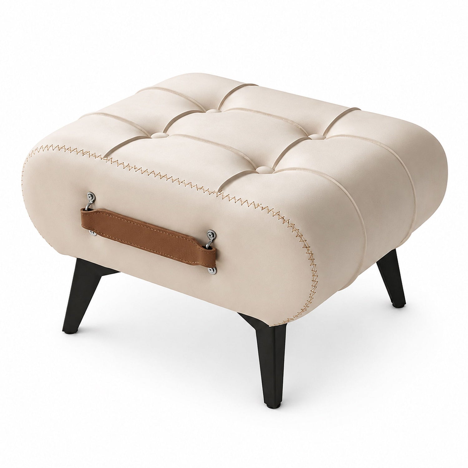 Minimalist Footstool With Hidden Storage