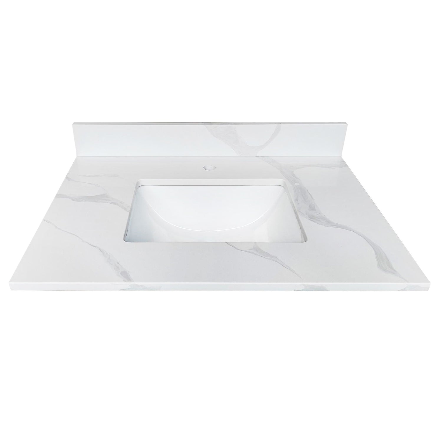 Bathroom Vanity Top With Undermount Single Bowl Sink