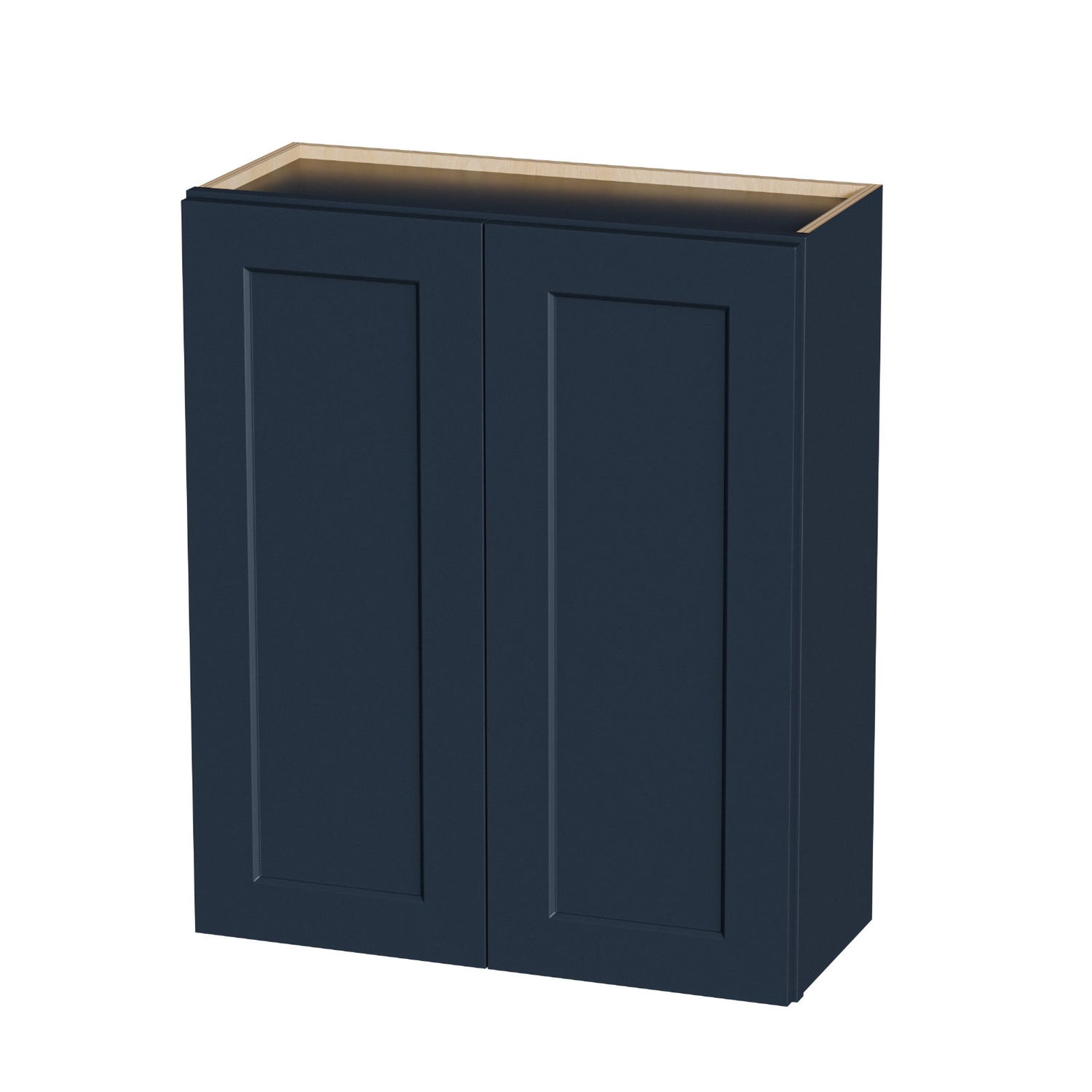 Shaker Wall Cabinet With Soft Close Hinges, Adjustable Shelves, Double Door