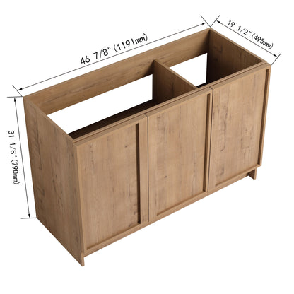 Freestanding Bathroom Vanity &amp; Soft Close Cabinet Doors, Excluding Sink