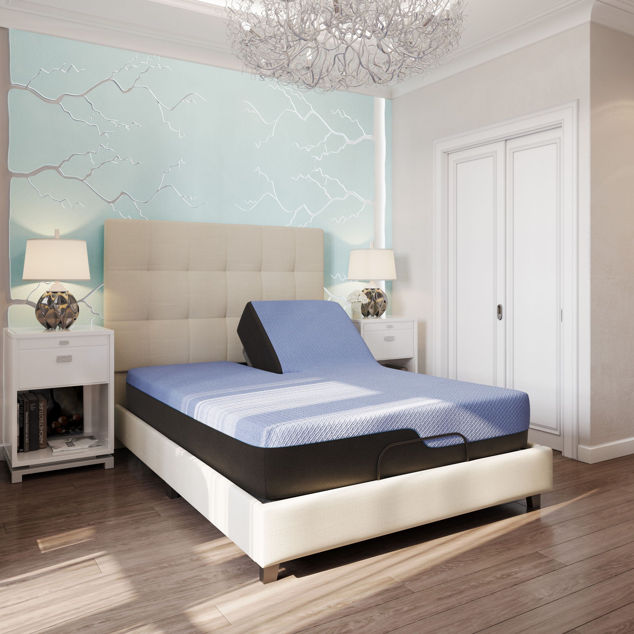 Refresh - 12&quot; Flex Head Hybrid Cooling Gelcare Memory Foam And Coil Mattress