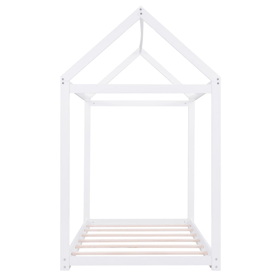 Wooden House Shaped Bed