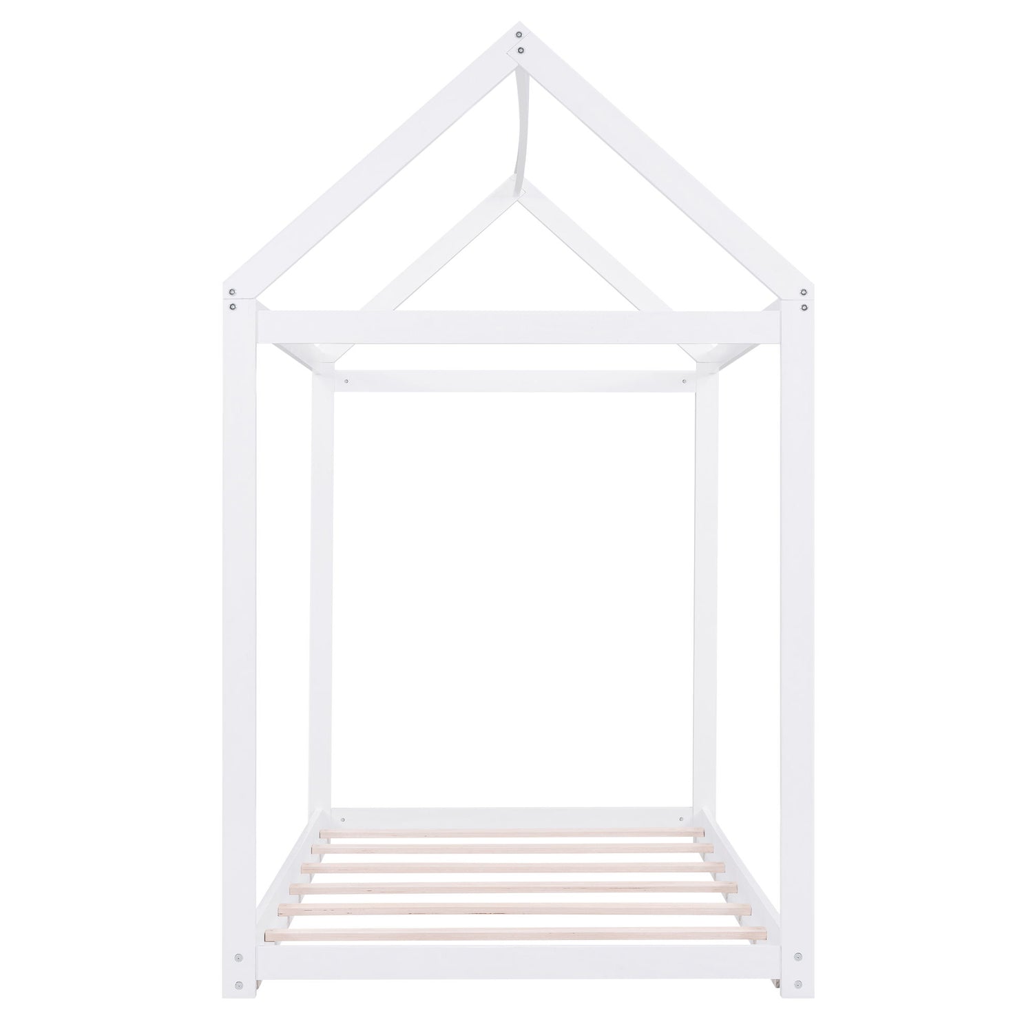 Wooden House Shaped Bed