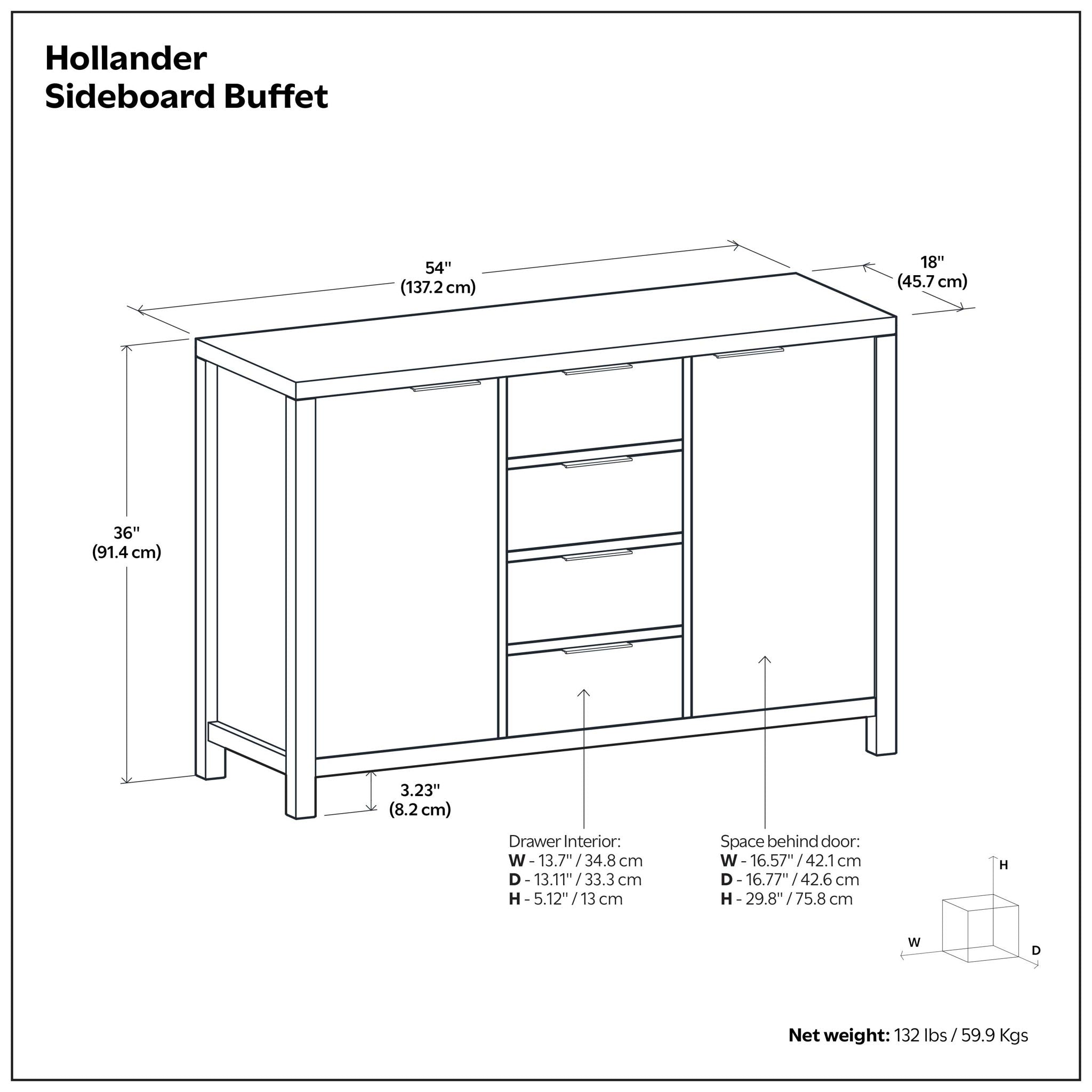 Hollander - Handcrafted Sideboard Buffet