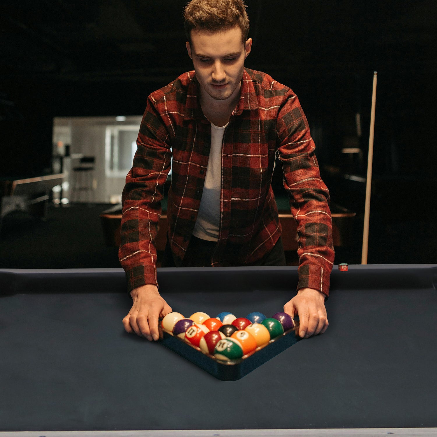 84&quot; Pool Table with Billiard Balls, Cues, Pool Cue Chalk, Cleaning Brush, X-Legs, Black Cloth, Rustic Grey,84.1&quot;L x 46.5&quot;W x 32&quot;H