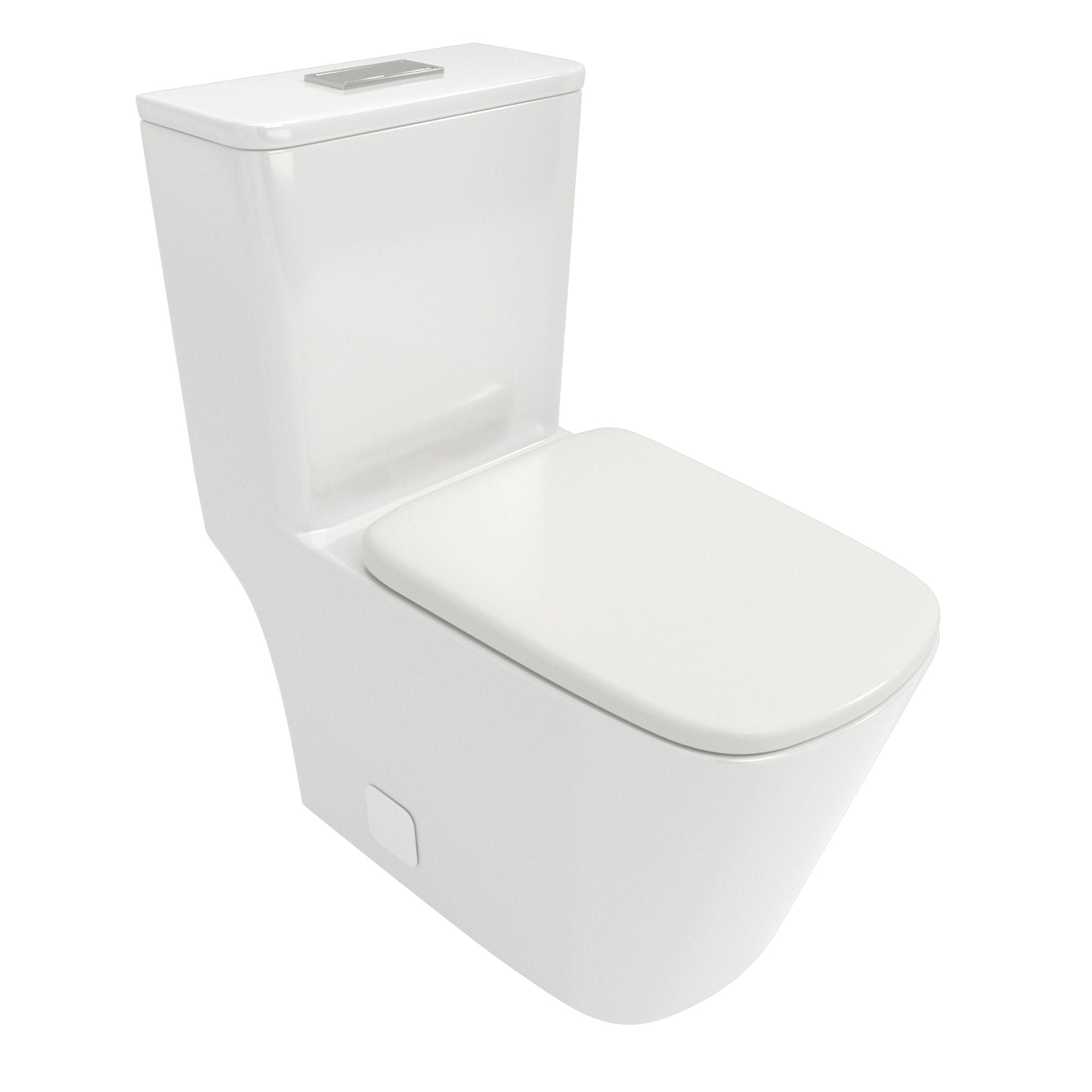 1 Piece Toilet &amp; Dual Flush And Soft Closing Seat - White