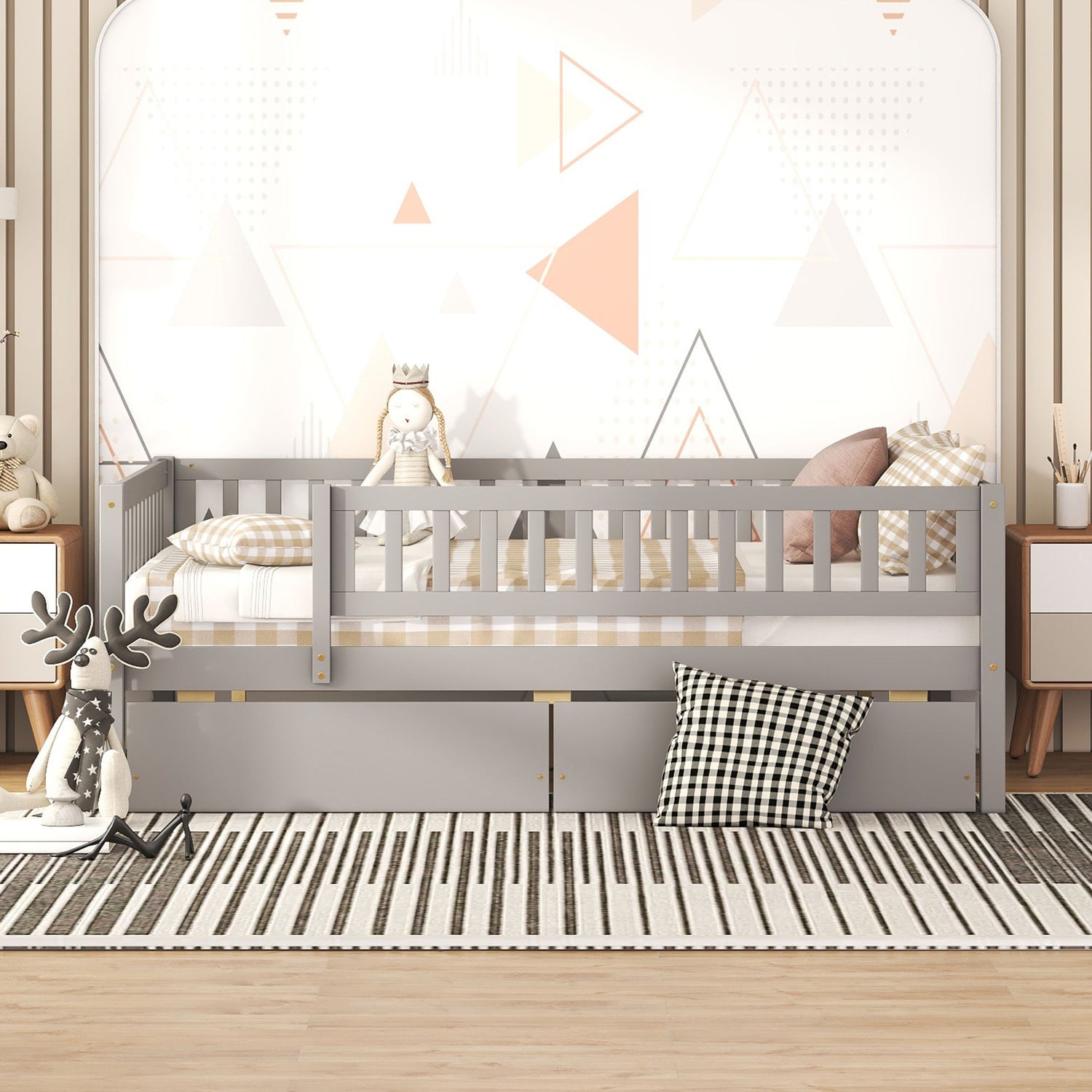 Multi Functional Wooden Daybed Bed