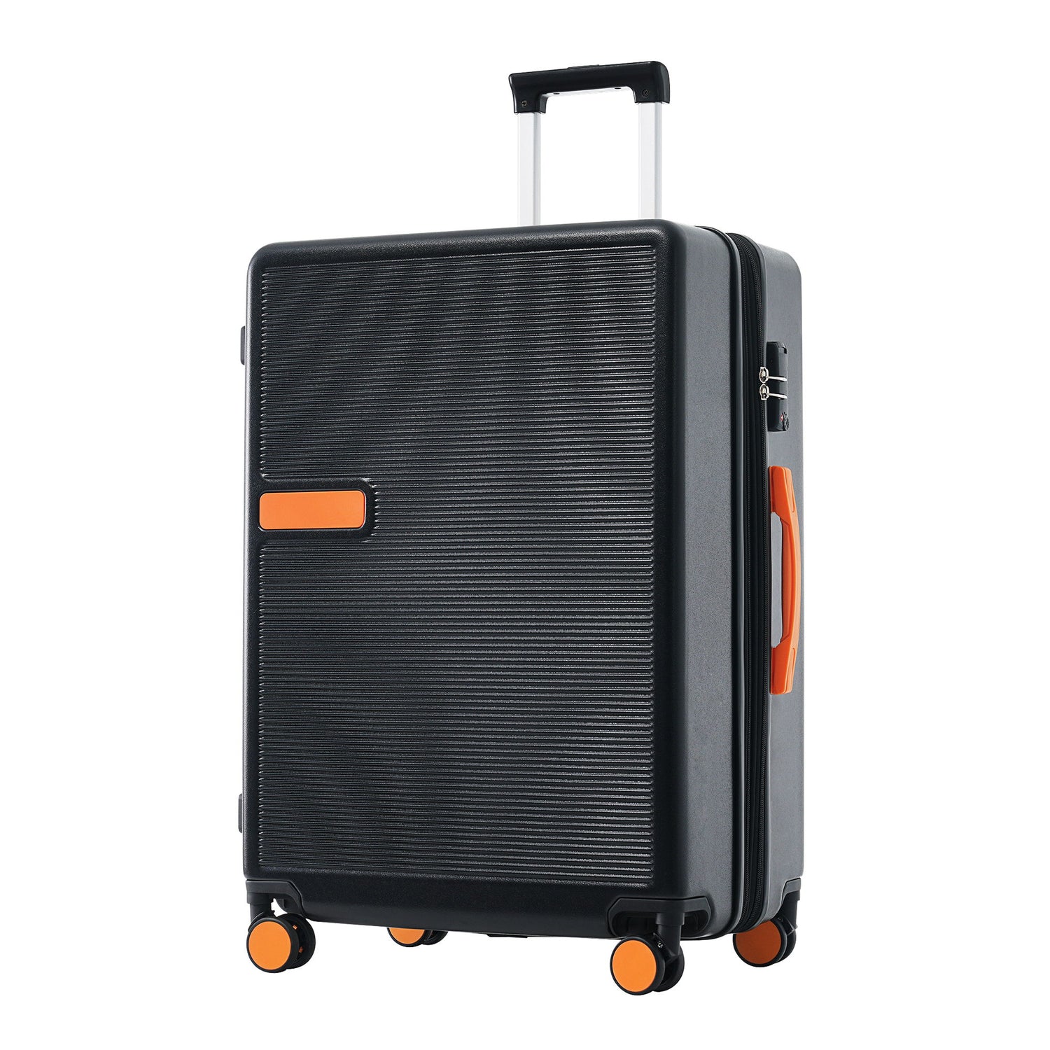 Contrast Color Hardshell Luggage 24&quot; Expandable Spinner Suitcase With Tsa Lock Lightweight