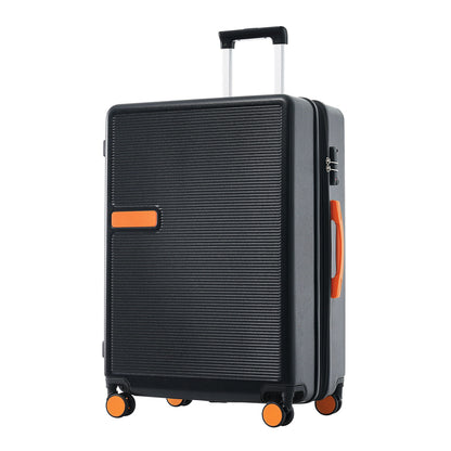 Contrast Color Hardshell Luggage 24&quot; Expandable Spinner Suitcase With Tsa Lock Lightweight