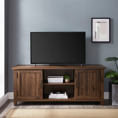 Classic Grooved Door TV Stand For Tvs Up To 65&quot;