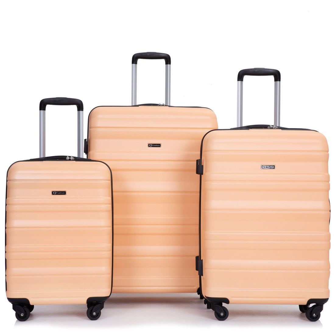 Expandable 3 Piece Luggage Sets Lightweight &amp; Durable Suitcase, Spinner Wheels, Tsa Lock