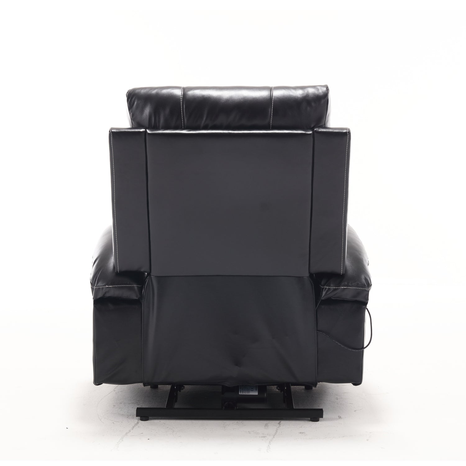 21&quot;seat width,large size Electric Power Lift Recliner Chair Sofa for Elderly, 8 point vibration Massage and lumber heat, Remote Control, Side Pockets and Cup Holders, cozy fabric, overstuffed arm pu