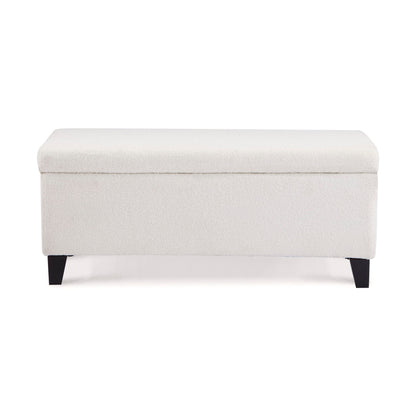 Storage Ottoman With Flip Top Lid