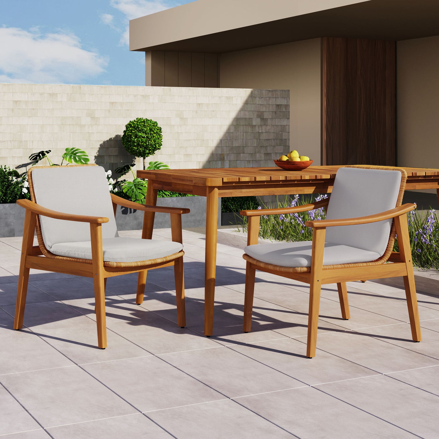 Outdoor Dining Chairs (Set of 2)