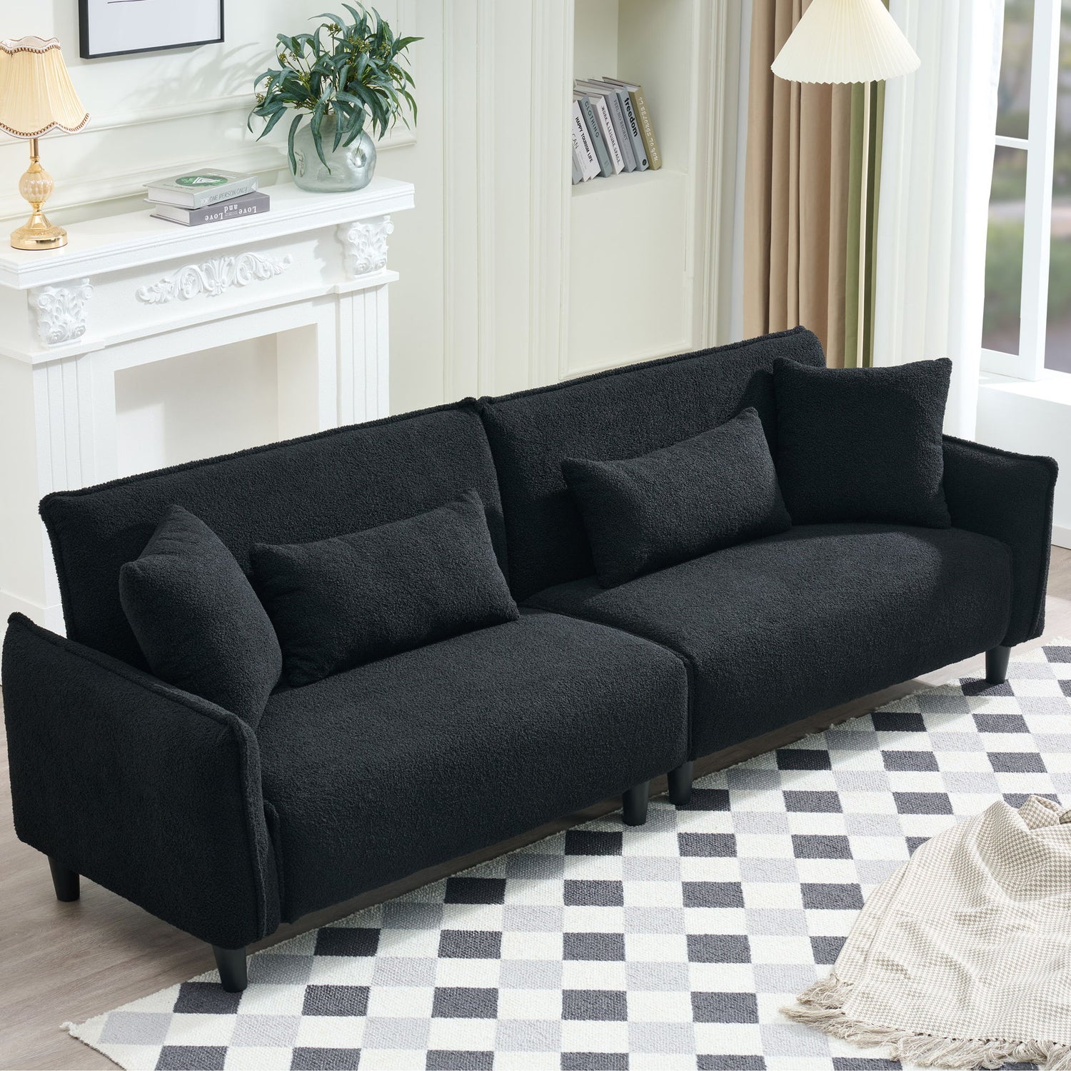 Teddy Velvet Sofa, Soft &amp; Comfortable