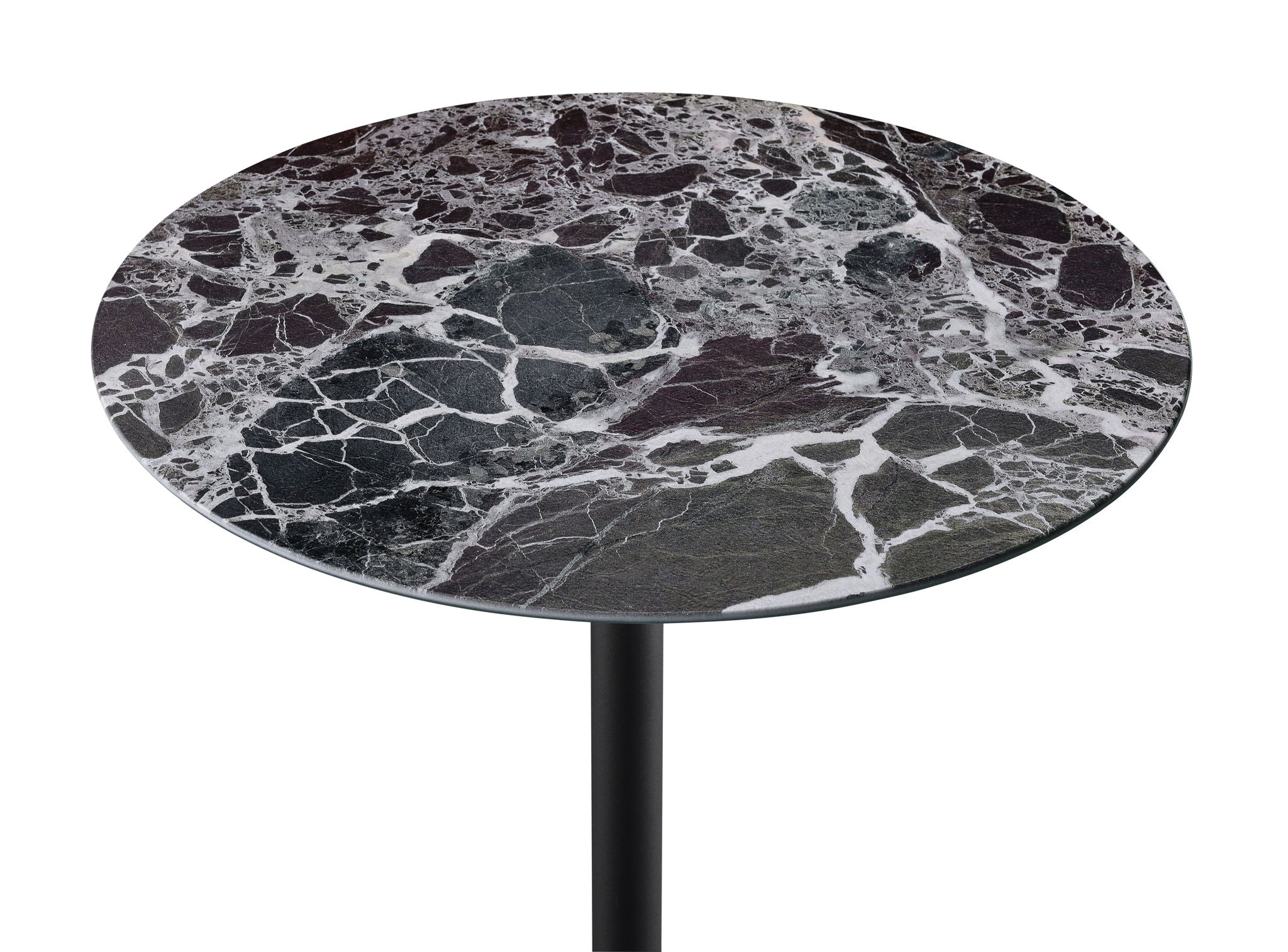 Orbit - 15.5&quot; End Table With Height Adjustable Marble Textured Top