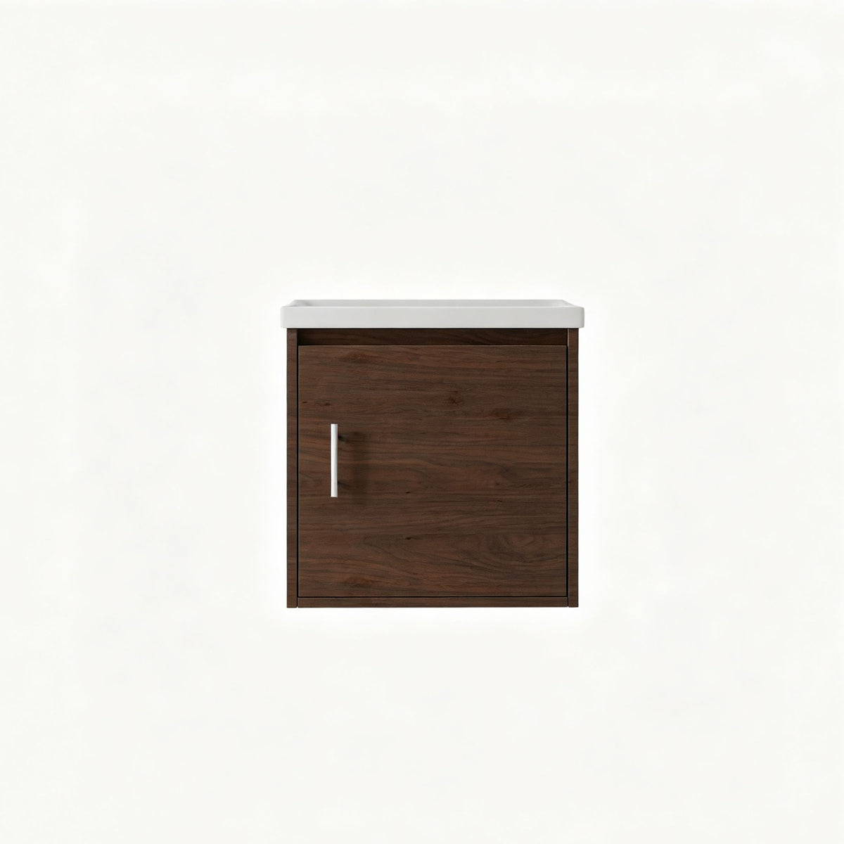 Floating Bathroom Vanity Combo, Wall Mounted Cabinet With Sink &amp; Soft Close Doors For Small Bathrooms