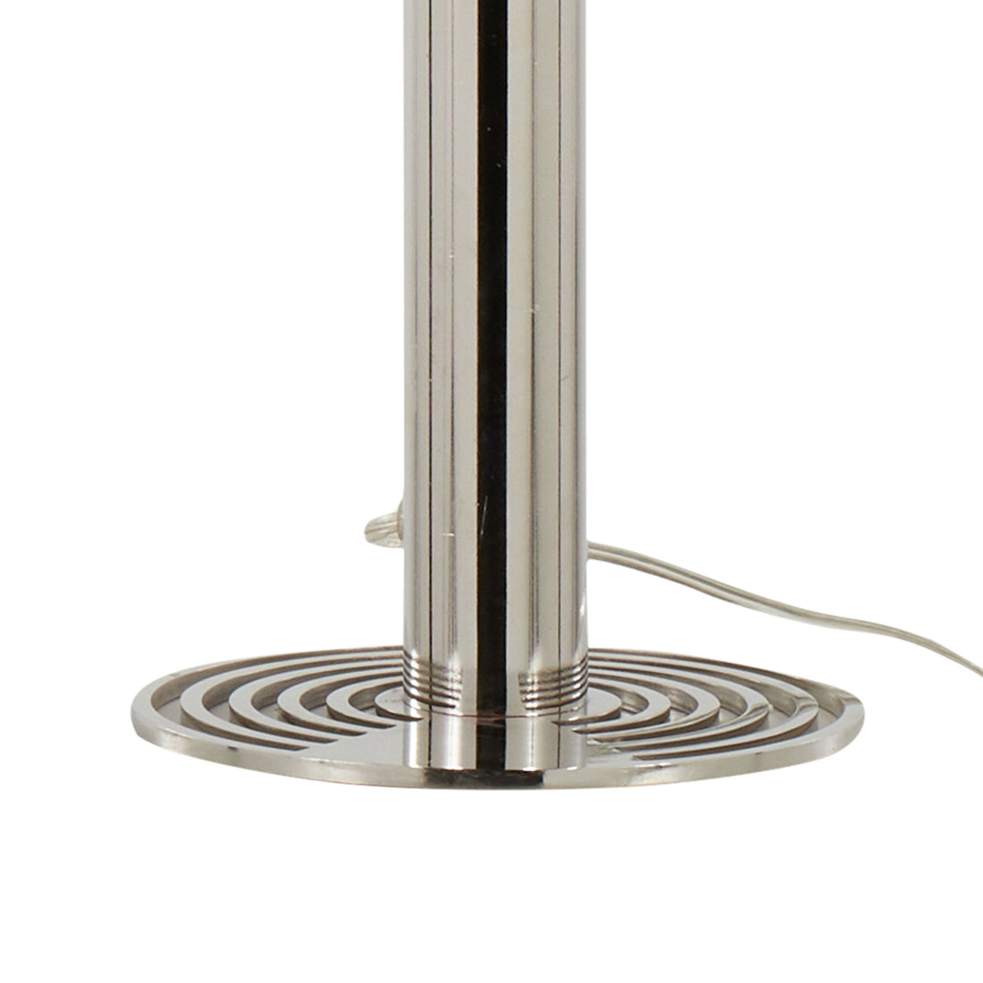 Master - 29&quot; Contemporary Table Lamp (Set of 2) - Polished Nickel / White