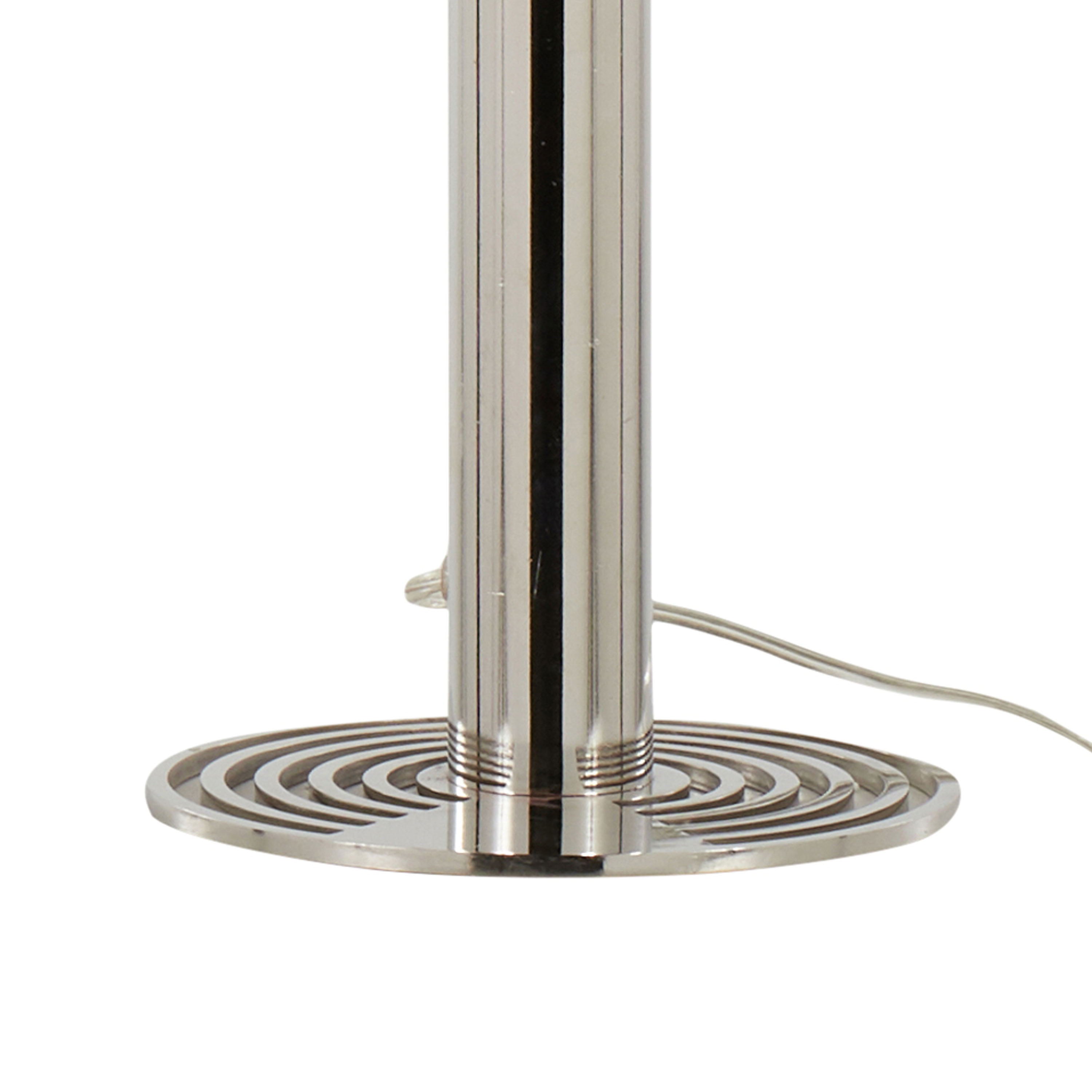 Master - 29&quot; Contemporary Table Lamp (Set of 2) - Polished Nickel / White