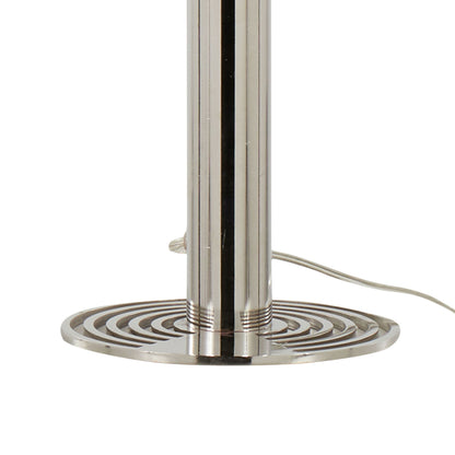 Master - 29&quot; Contemporary Table Lamp (Set of 2) - Polished Nickel / White