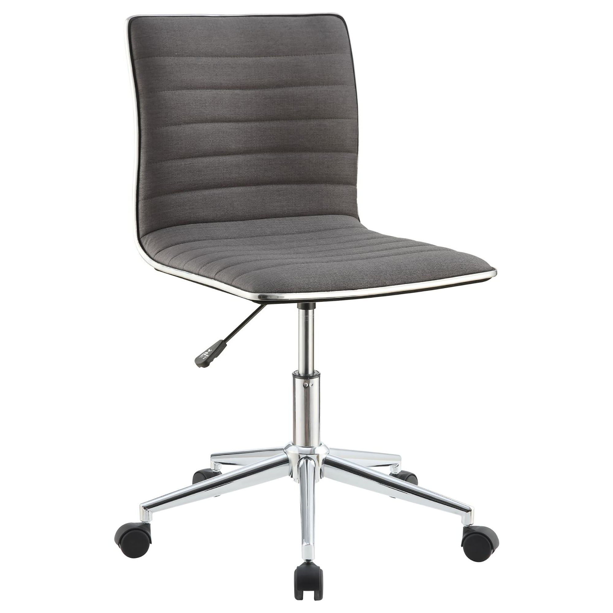 Armless Office Chair, Adjustable Height
