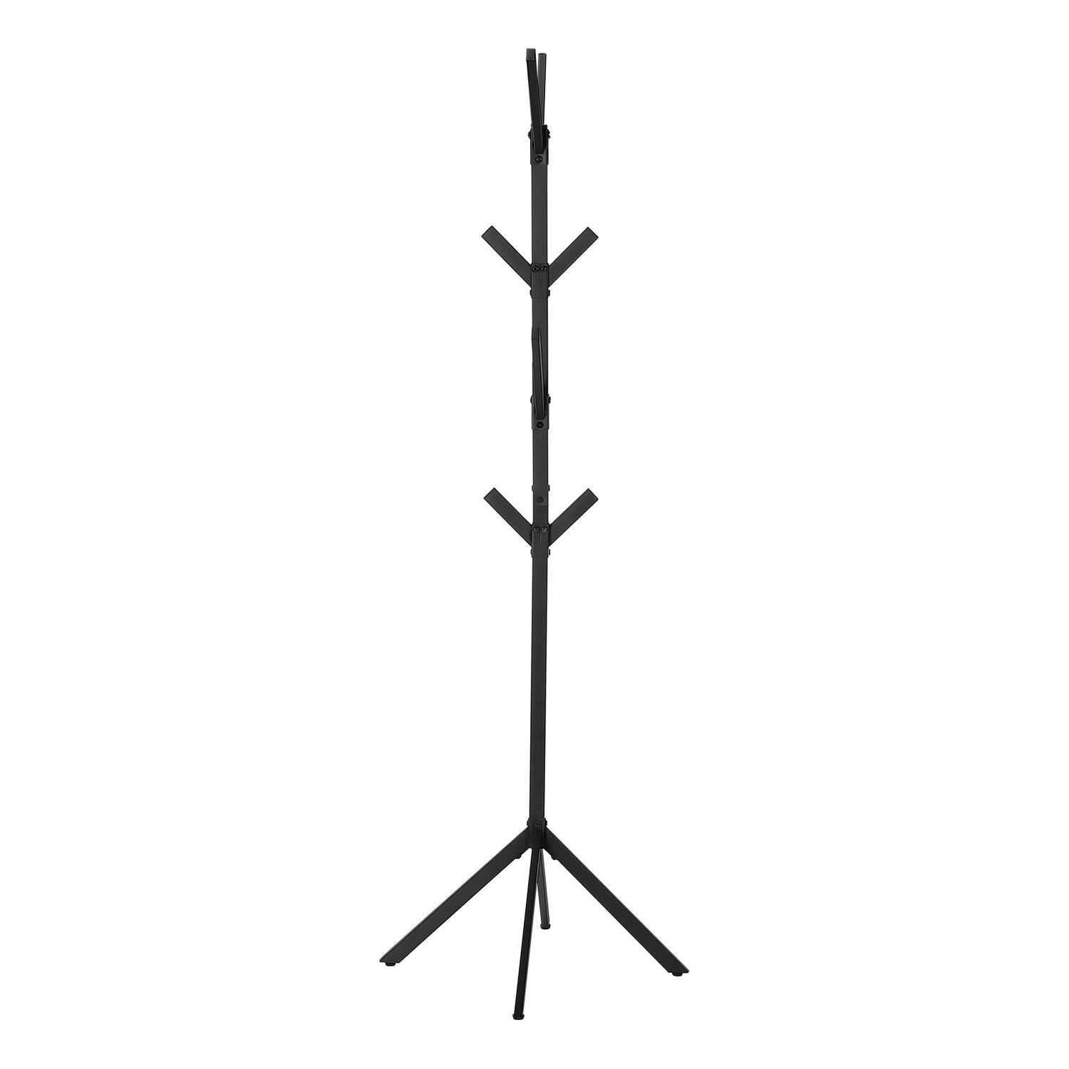 Coat Rack, Hall Tree, Free Standing, 8 Hooks, Entryway, Contemporary &amp; Modern