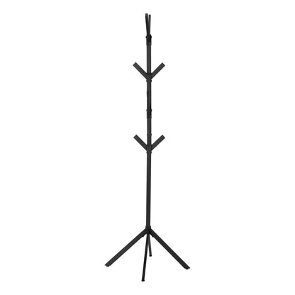 Coat Rack, Hall Tree, Free Standing, 8 Hooks, Entryway, Contemporary &amp; Modern