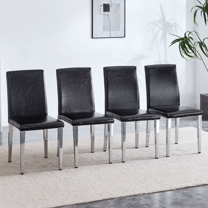 Elegant Upholstered Chairs &amp; Metal Legs