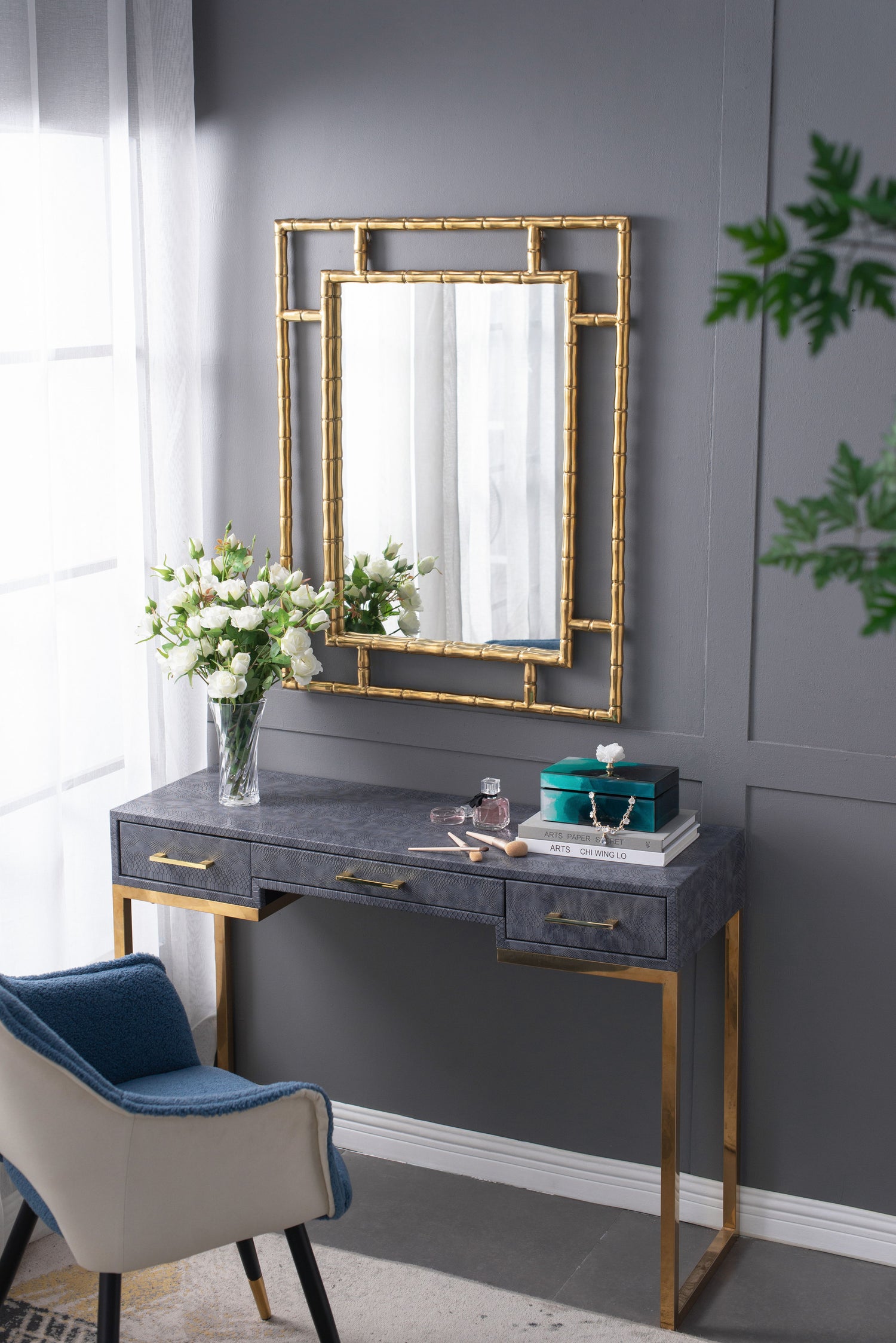 Bethany - Aqua Jewelry Box, Stackable Decorative Storage Boxes &amp; Lids