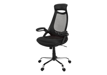 Office Chair, Adjustable Height, Swivel, Ergonomic, Armrests, Contemporary &amp; Modern