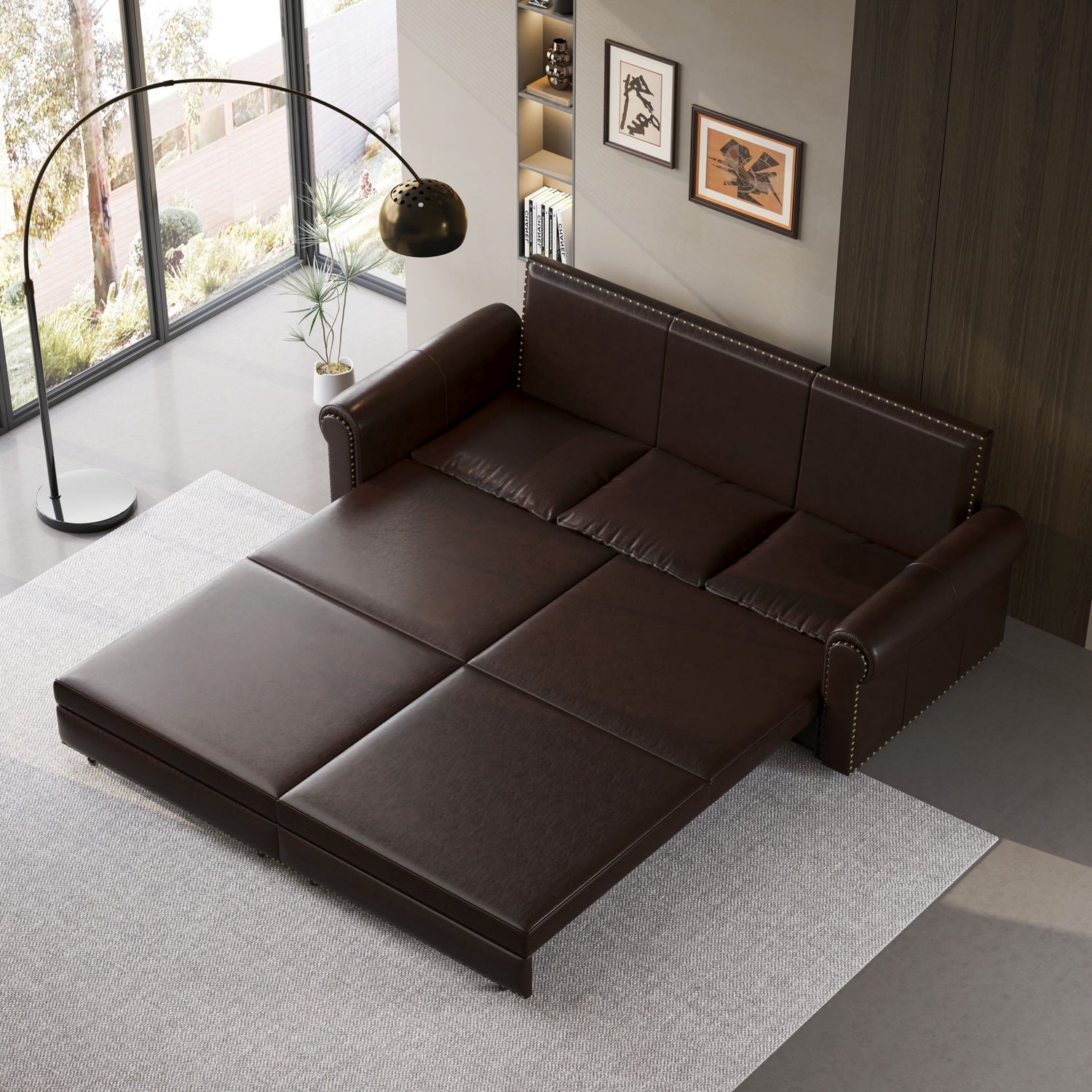 Chesterfield Sofa &amp; Pull Out Bed