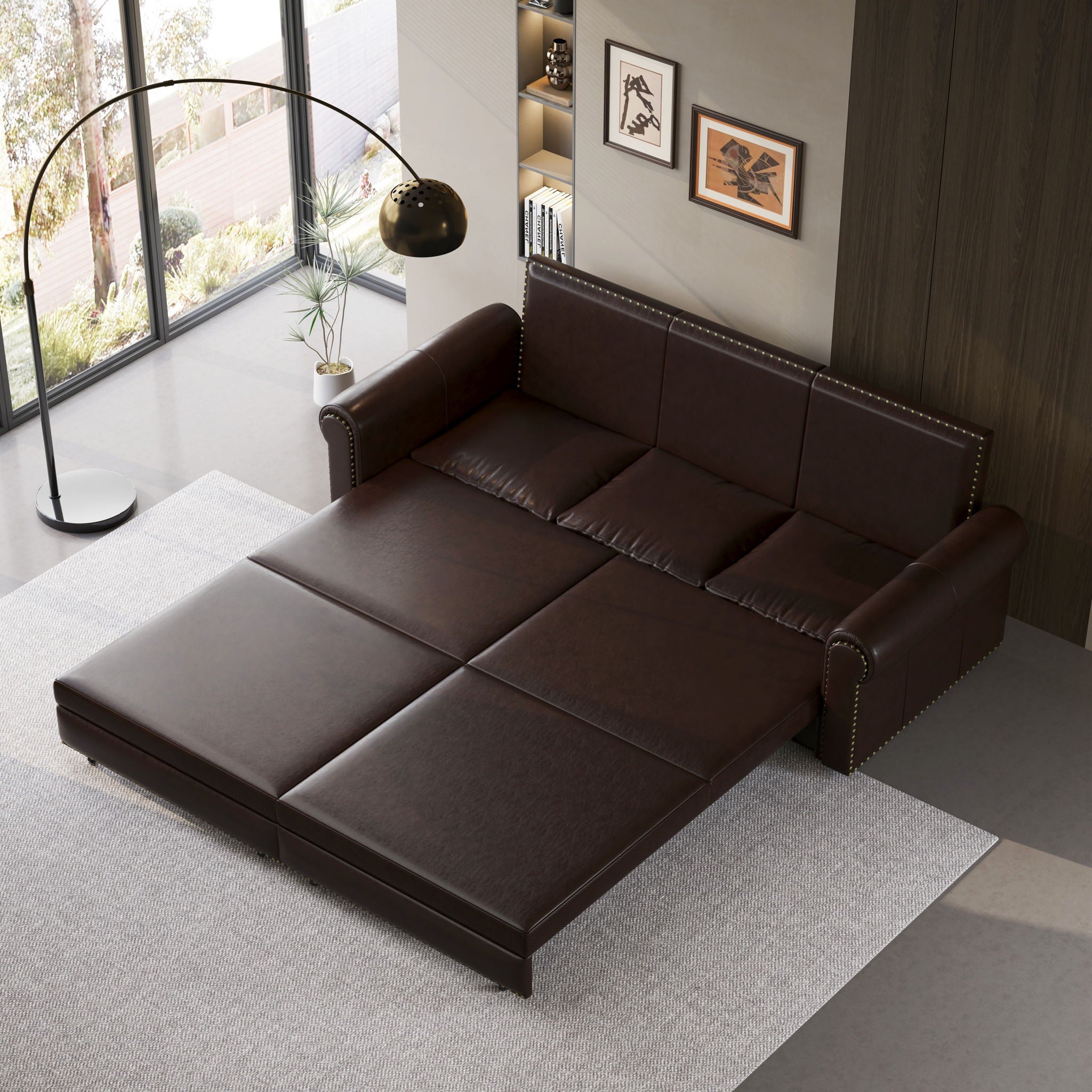 Chesterfield Sofa &amp; Pull Out Bed