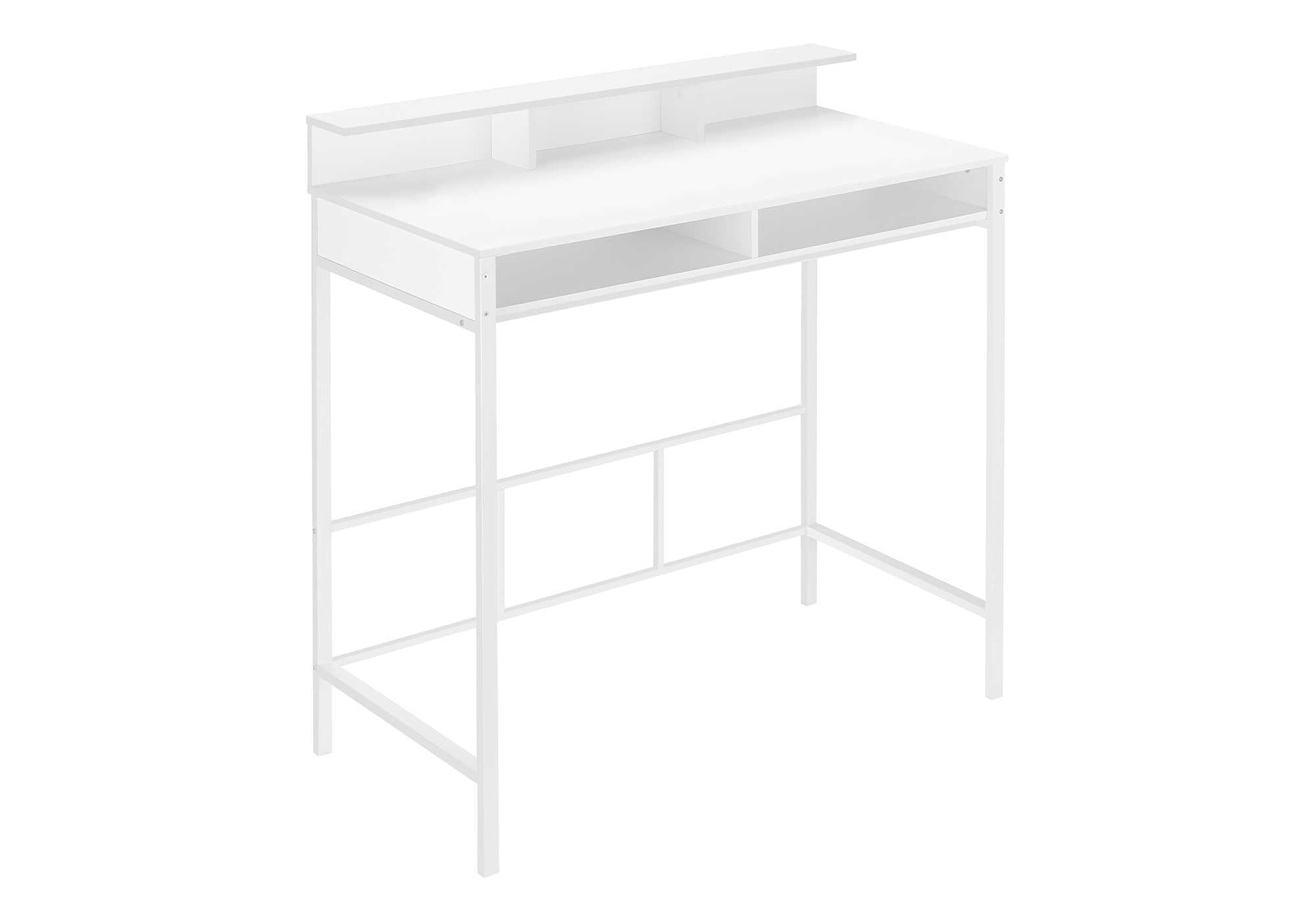 Computer Desk For Home Office, Standing, Storage Shelves, Laptop, Contemporary &amp; Modern