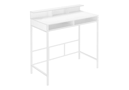 Computer Desk For Home Office, Standing, Storage Shelves, Laptop, Contemporary &amp; Modern